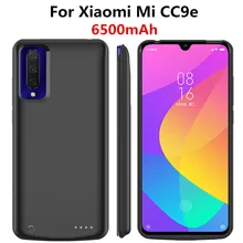 NTSPACE 6500mAh батареи Чехлы для Xiaomi mi CC9e резервного питания банк зарядки крышка для Xiao mi CC9e внешний контейнер для аккумуляторных батарей