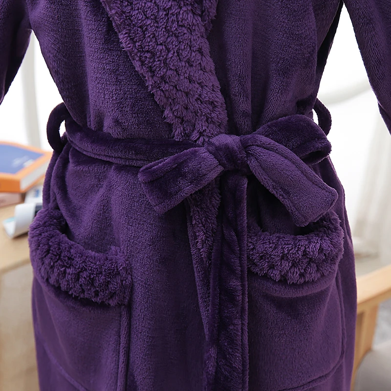purple mens dressing gown Purple Extra Long Mens Dressing Gowns Purple Mens Winter Dressing Gowns Uk  Women Men Thermal Flannel