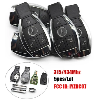 

5 pcs/lot smart keyless entry 315/434Mhz for Mercedes Benz year 2000+ NEC BGA remote car key IYZDC07