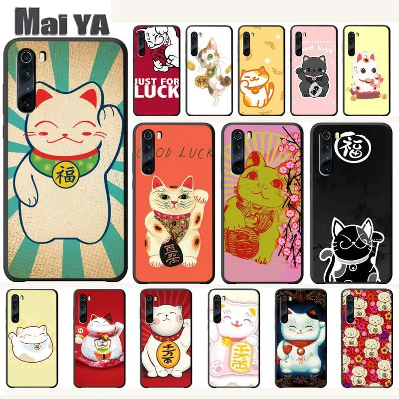 Lucky Cat Роскошный чехол для мобильного телефона Xiaomi Redmi 7 7A 8 Note 8t Pro Чехол Fundas |