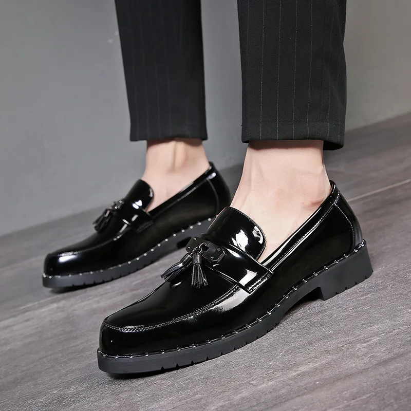 alias Forhøre Varme Wedding Shoes Men Formal Elegant Shoes For Men Coiffeur Italian Brand Party  Shoes For Men Loafers Sepatu Slip On Pria Big Size - Men's Dress Shoes -  AliExpress