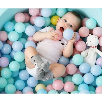 

50Pc Eco-Friendly Plastic Ocean Ball Soft Plastic Color Ball Bobo Pool Ball Children's Toy Pool Ocean Wave Ball Gift
