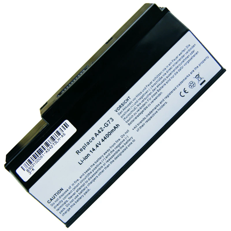 Высокое качество 4400mAh аккумулятор для ноутбука ASUS G53SW G53JW G53SX G73SW G73JW G53SX 3D G73J G73JH-A1 G53S G53 Series G53SW A42-G73
