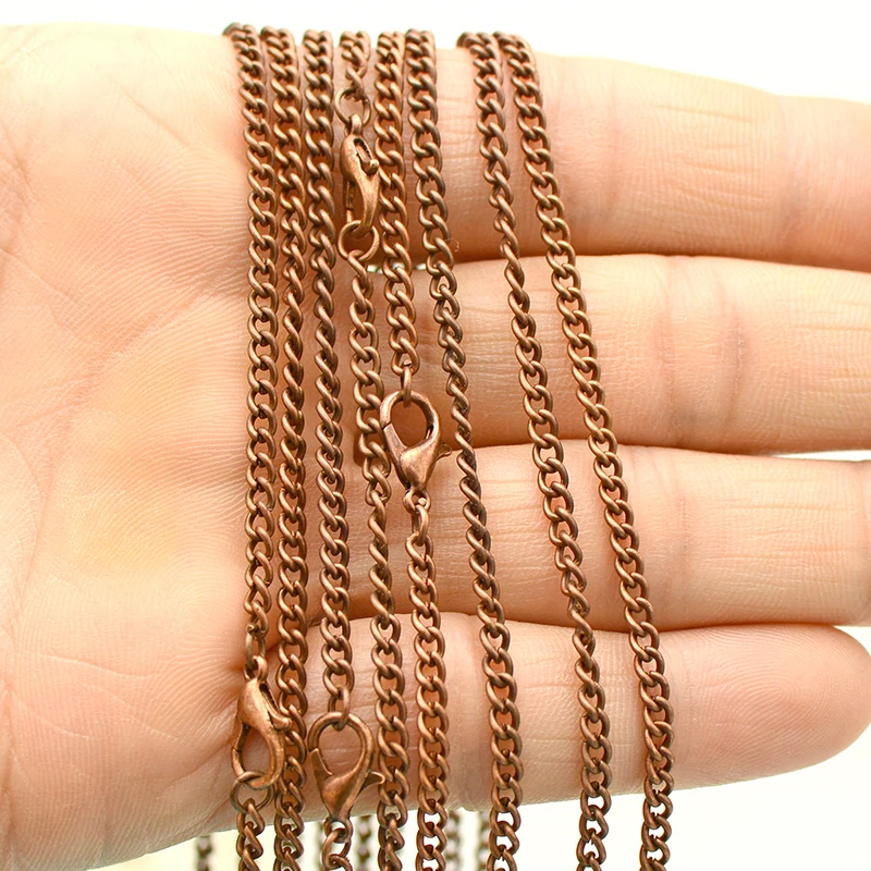 COLLIER ACIER CHAINE GOURMETTE AVEC PENDENTIF CROIX 33 X 17MM 55+5CM
