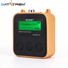 Satxtrem SH-110HD dvb-t DVB-T2 bolso digital terrestre finder tela lcd suporte qpsk DVB-T2 sinal digital medidor