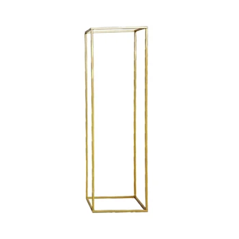 

1PC Flower Vase Floor Vases Column Stand Metal Road Lead Elegant Wedding Decor