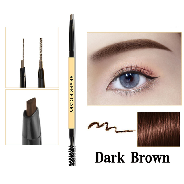 Head Eyebrow Pencil Ultra Fine Triangle Long Lasting Waterproof 5 Colors Eye Brow Pen Tint Mascara Make Up Enhance Brown