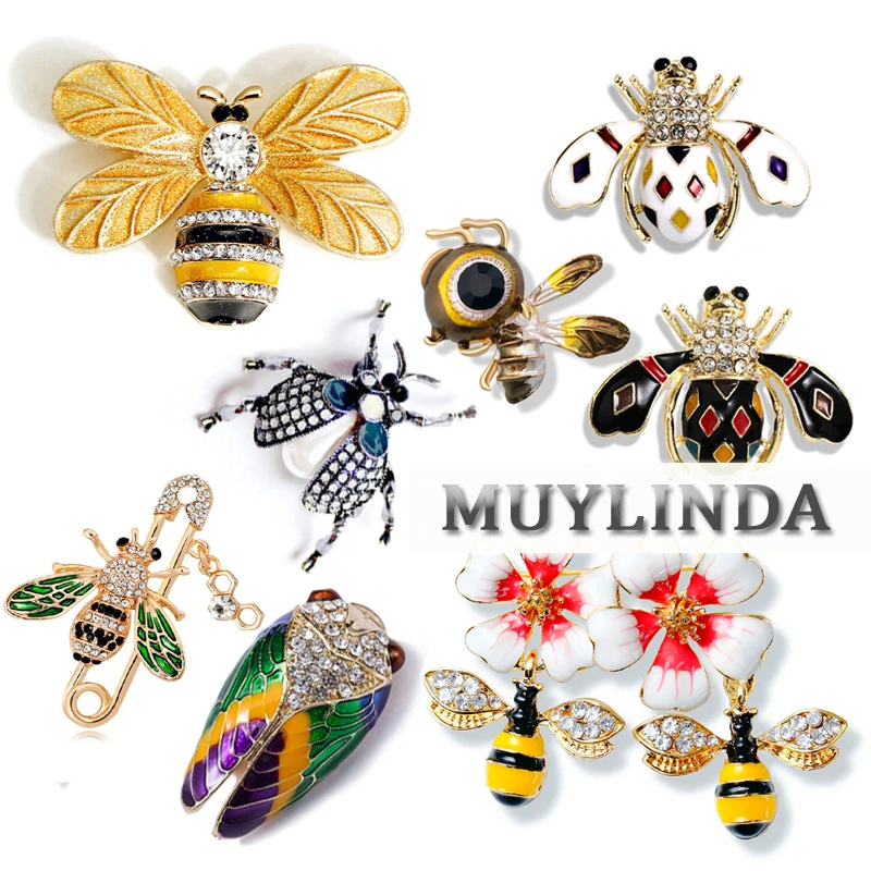 Alloy Enamel Beetle Brooch Pin – Rhinestone Insect Animal Brooch For Women, Gift For Parties & Holidays - View #7