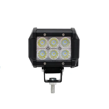 

ECAHAYAKU 1pcs 4" Dually 18W Led Light Bar Spot Flood Beam for Pickup Trucks Motorcycles Boats Mining Farm Vehicles Car LED Lamp