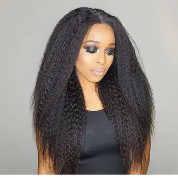 

Natifah Kinky Straight Bundles Synthetic Hair Weave 16-20 inch Kinky Curly Hair Extension Black White Gray For Black Women