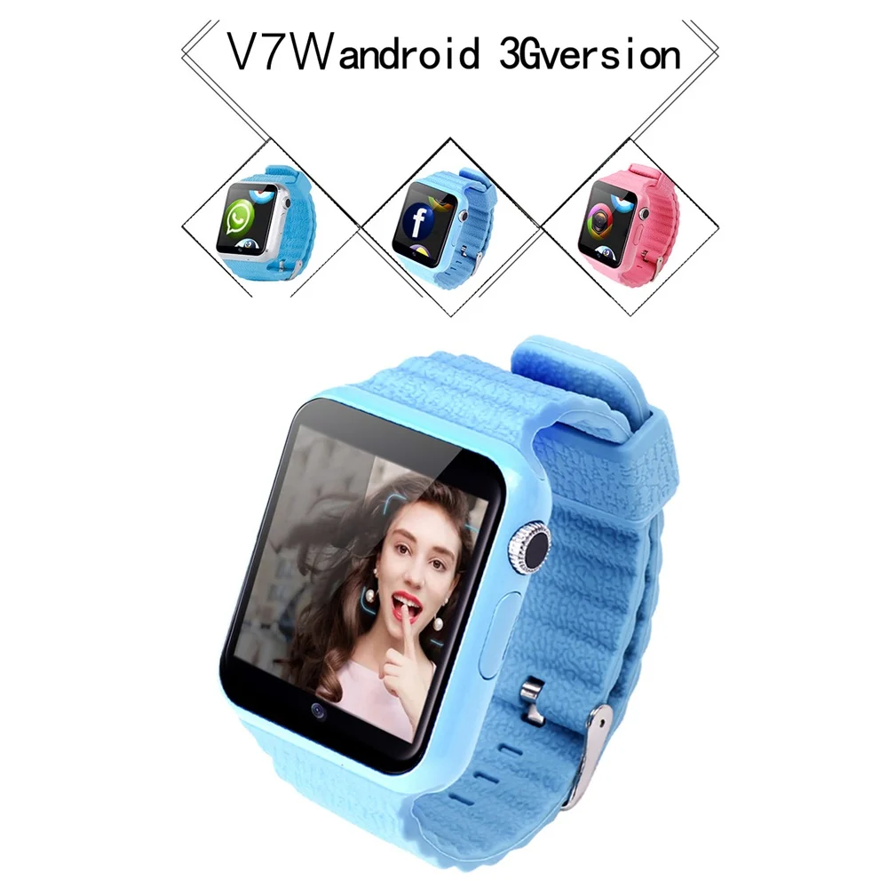 696 V7W Smart Watch SIM Camera Smartwatch For Android Smartphone touch screen MTK6572