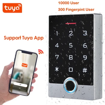 WIFI Tuya Smart Door Lock Waterproof Door Access Control System Standalone Keypad RFID Card Door