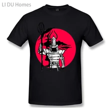 

LIDU Samurai Jack With Red Rising Sun, Bonsai And Samurai Armour! Casual T Shirt Hot Sale Samurai Jack Tee Shirt