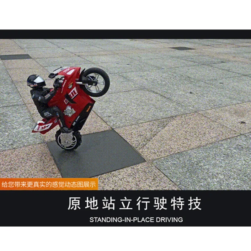 RC stunt motorcycl 3D Rotation Flips 2.4G Remote Control stunt motorbike High Speed Racing drift Car Shockproof Auto Balance Toy 4