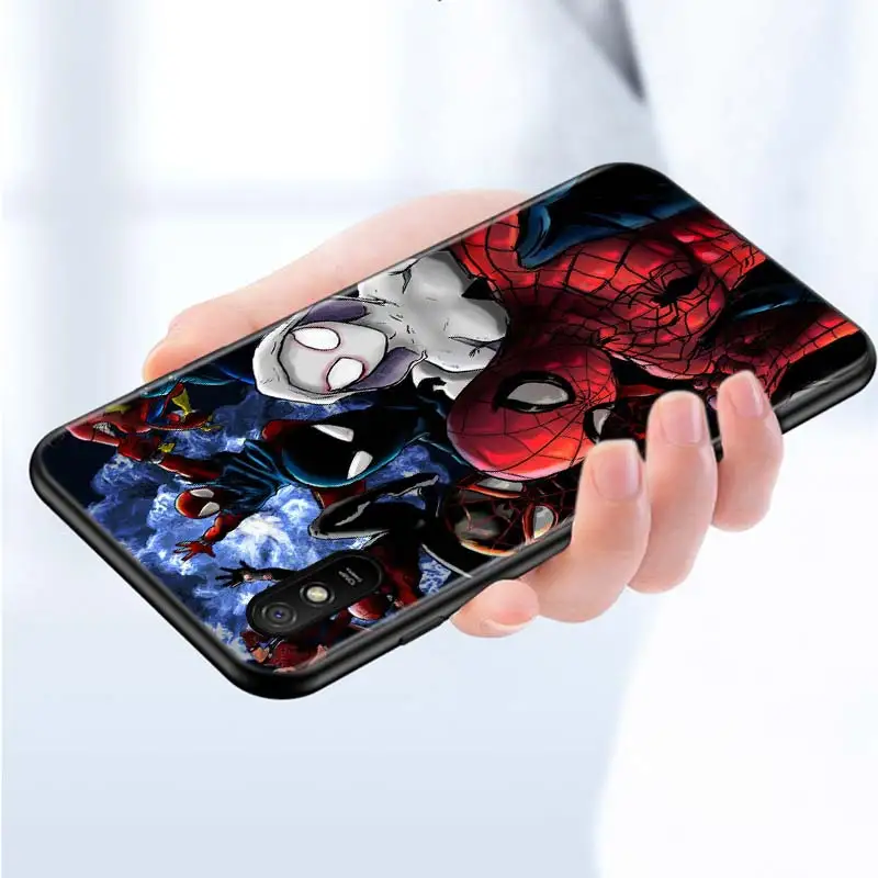Silicone Cover Spiderman Comic For Xiaomi Redmi 9 9T 9C 8 7 6 Pro 9AT 9A 8A 7A 6A S2 5 5A 4X Plus Phone Case