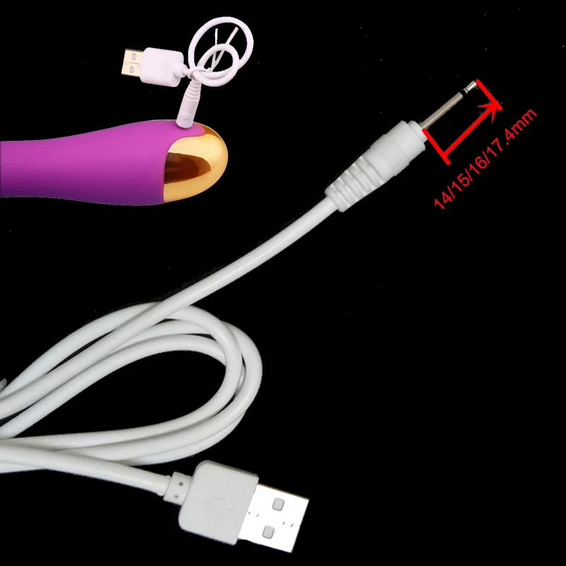 USB Power Supply Charger DC Vibrator Cable for Vibrators Dildo Masturbator Rechargeable Adult Toys Charging Cable vaginal vibrators clitoris vibrator clit sucking vibrator female sex toys tongue vibrator dildo sex toys rose sucking vibrator anal plug vibrator vibrator rings penis vibrator sleeve vibrator sex toy