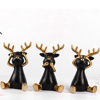 

Home decoration resin decoration Nordic decorative wine cabinet decoration Resin crafts decoration creative gift