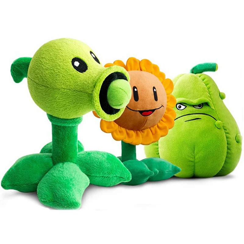 Плюшевые игрушки Растения против Зомби 30 см|cute peas|sunflower zombiesplush plant |