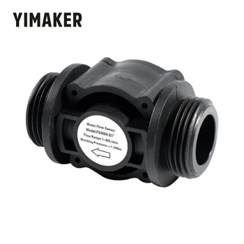 

YIMAKER 1 Inch Water Flow Sensor 0.5-60L/Min Rate Control DC5-18V Pulse Hall Flow Meter DN25 Large Pipe Flowmeter