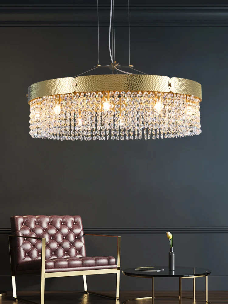 Modern Crystal Chandelier Lighting For Living Room Luxury Dinning Suspension Decor LED Lamp Study | Лампы и освещение