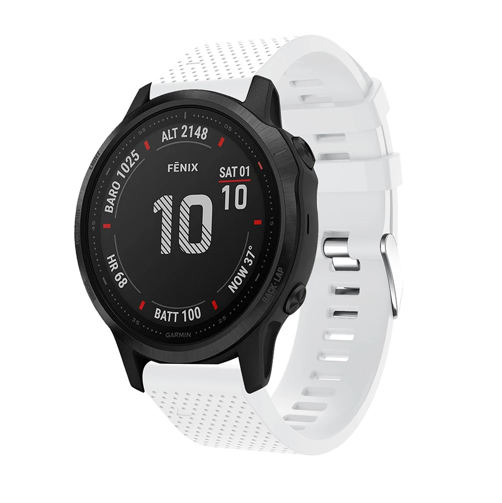 COMLYO Quick Release силиконовый ремешок для Garmin Fenix 6S Ремешок Замена 20 мм браслет для Garmin Fenix 5s часы ремень