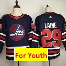 Новинка, все сшитые Молодежные Виннипег#29 Патрик Лейн#33 Дастин бифульен#26 Блейк Вилер#55 Mark Scheifele, Детские майки