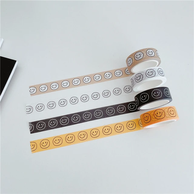 Ins Simple Cartoon Comic Washi Tape Scrapbooking DIY Decor Journal Korean  Tape Cute Tape Paper Diary