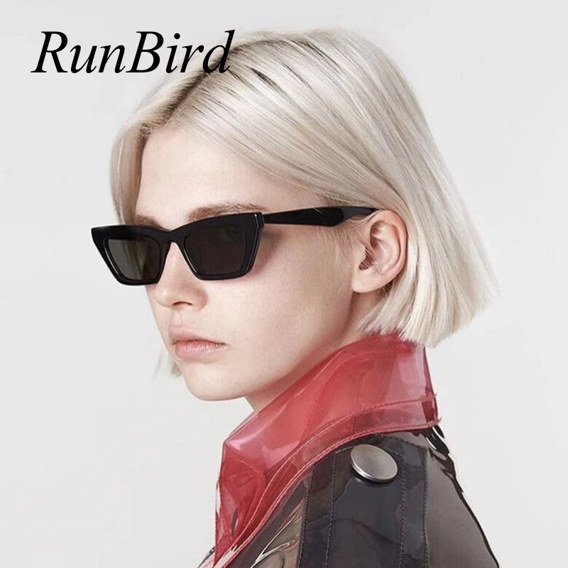 Мужские и женские прямоугольные солнцезащитные очки RunBird брендовые дизайнерские