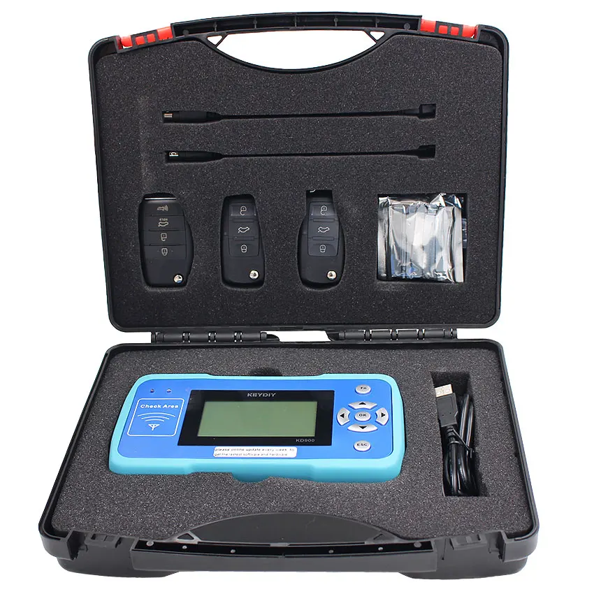 KD900 KEYDIY новейший KD900 пульт дистанционного управления автоматический ключ программист лучший инструмент для дистанционного управления Частотный тестер+ мини KD B01-3 - Цвет: KD900