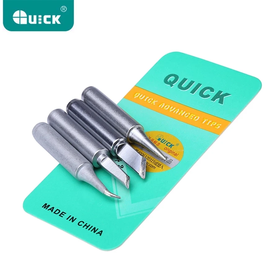 4Pcs Original QUICK 900M-T Serise Soldering Iron Tips Welding Sting for 936 936A Soldering Station