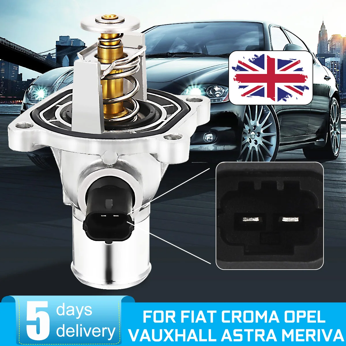 55577072 термостат с корпусом для Alfa/Fiat/Opel/Vauxhall/Chevrolet/Pontiac/Cruze Signum Vectra C GTS Zafira B Sonic