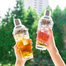 1 шт 400 мл микс мастер стеклянный шейкер для коктейля 304 нержавеющая сталь бар и стекло шейкер Бар инструменты