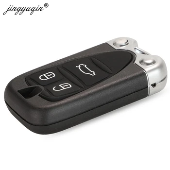 Keyforkess Sostituzione Chiave Shell per Alfa Romeo 159 156 Giulietta Brera Spider GT Smart Remote Key Card 3 Button Uncut lama - Jingyuqin Sostituzione Chiave Shell per Alfa Romeo 159 156 Giulietta Brera Spider GT Smart Remote