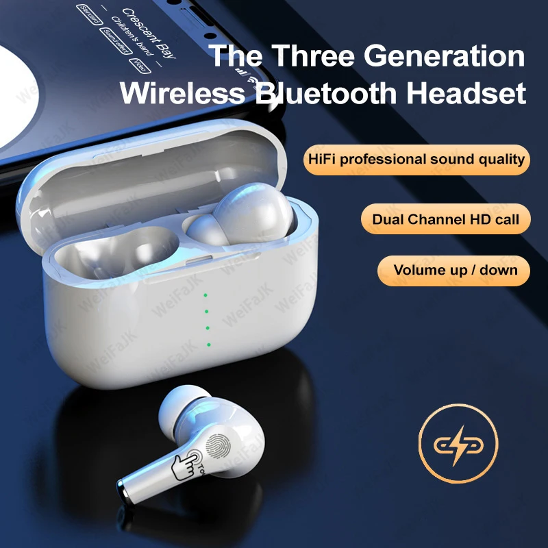 Original Air Pro 3 Copy of 1 1 TWS Wireless Headphones Bluetooth Earphone Earbuds Handsfree Headset For Apple iPhone Android