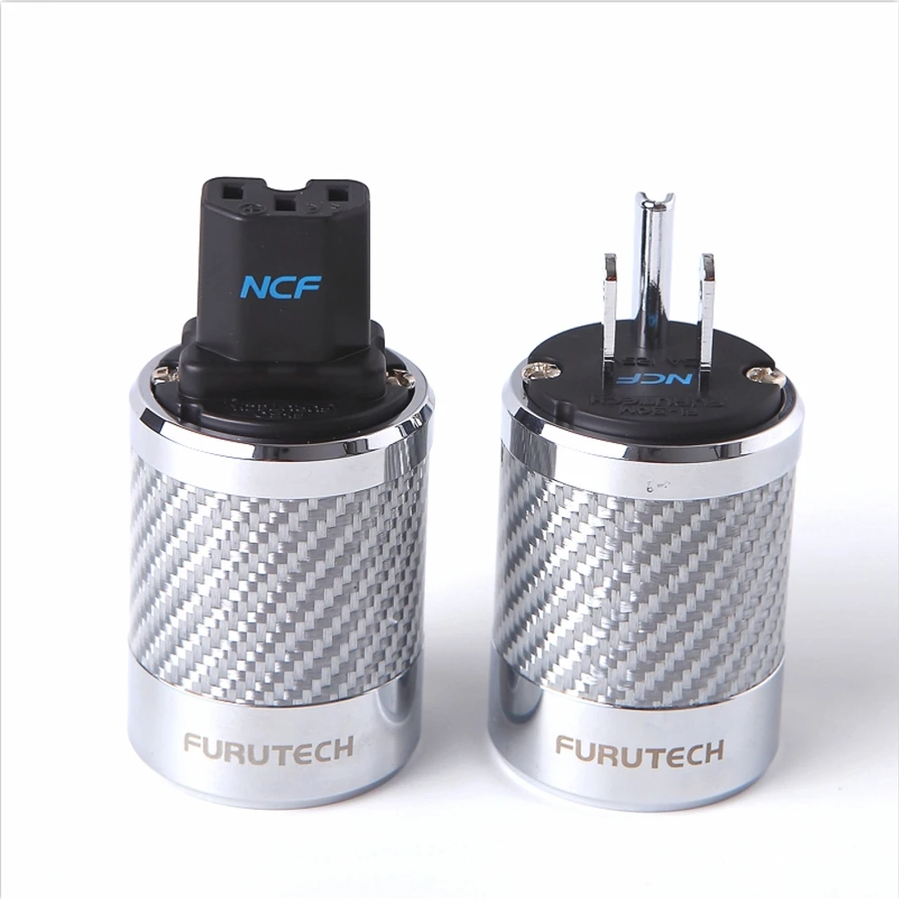 Plugue de Alimentação Alta Fidelidade Furutech Ródio Nanocristalino Chapeado Nível High End Caixa 15a 125v - 10a 250v ac Fi-50mfi-50ncf - Image 2