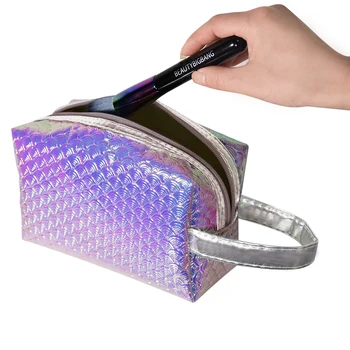 

BEAUTYBIGBANG Unicorn Cosmetic Bag Mermaid Makeup Portable Pouch Nail Art Tool Holder Case