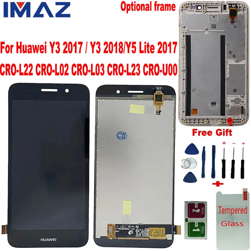 IMAZ для Huawei Y3 2017 / 2018 ЖК дисплей + дигитайзер сенсорного экрана с дигитайзером на