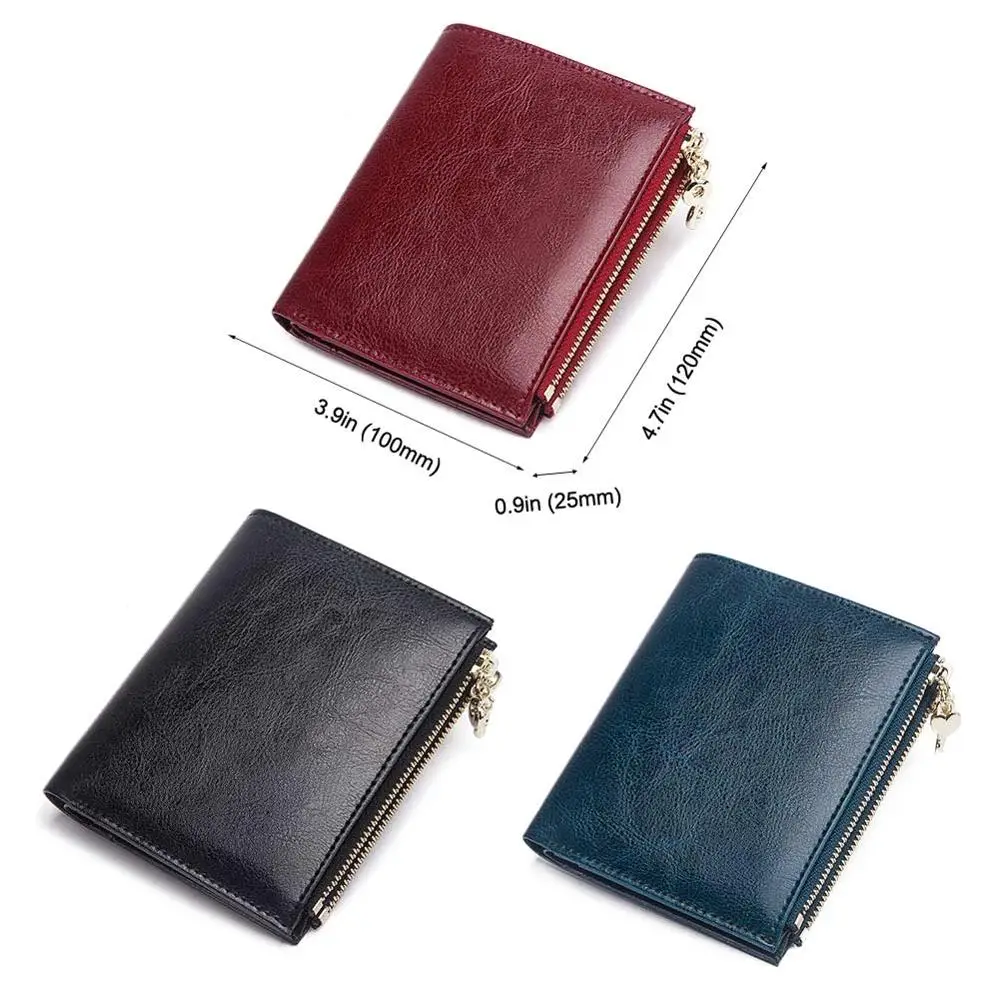 GZCZ Rfid кошелек из натуральной кожи Женский кошелек для монет модные короткие кошельки бумажники-зажимы для денег сумка для денег