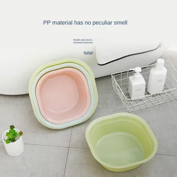

Creative Candy Color Square Thickened Washbasin Baby Washbasin Children Washbasin Household Plastic Laundry Basin