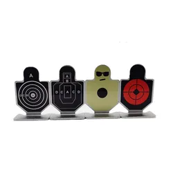 NEW Quality Tactical Shooting Target Set Useful Hunting Airsoft Target Glock 17 P1 Metal