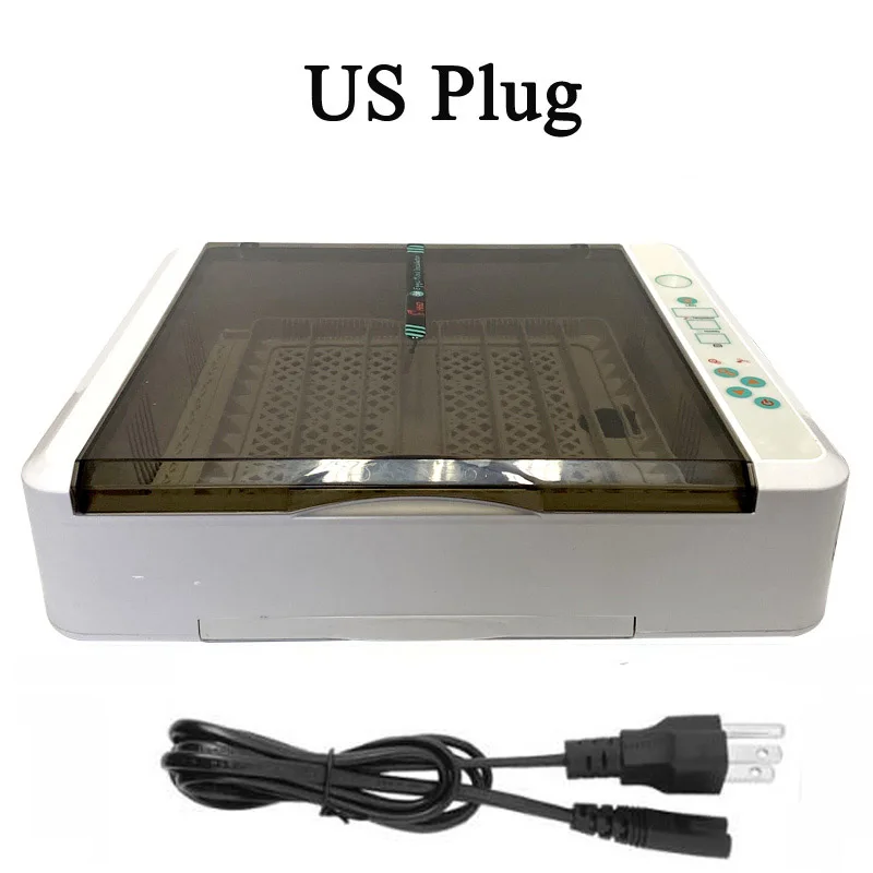 US Plug Новейший 36-120 яиц полностью автоматический инкубатор куриных яиц Брудер инкубатория птицы оборудование инкубатор машина автоматический поворот яиц - Цвет: US Plug
