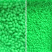 

100x Sea Fishing Lure Float Floating Tackle Oval Soft Luminous Fishing Bead NEW