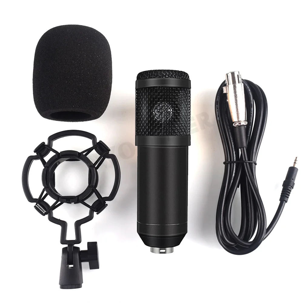 Professional Condenser Microphone BM 800 Set for PC Computer with Tripod and Shock Mount Microfone BM800 Kit Studio Mic 