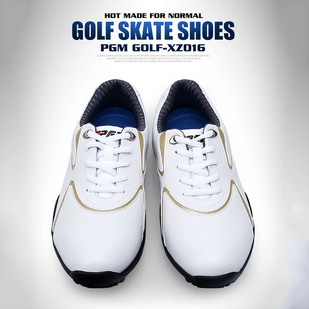PGM/Лидер продаж; дышащая противоскользящая обувь для гольфа; мужские кожаные удобные кроссовки; спортивная Ультралегкая обувь для гольфа