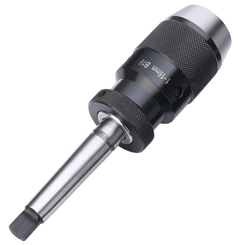 

Drill Chuck Arbor 1-16Mm Self Tighten Keyless Drill Chuck & MT2-B18 Arbor Fits for Almost All Drilling and Lathes with MK2 Mount