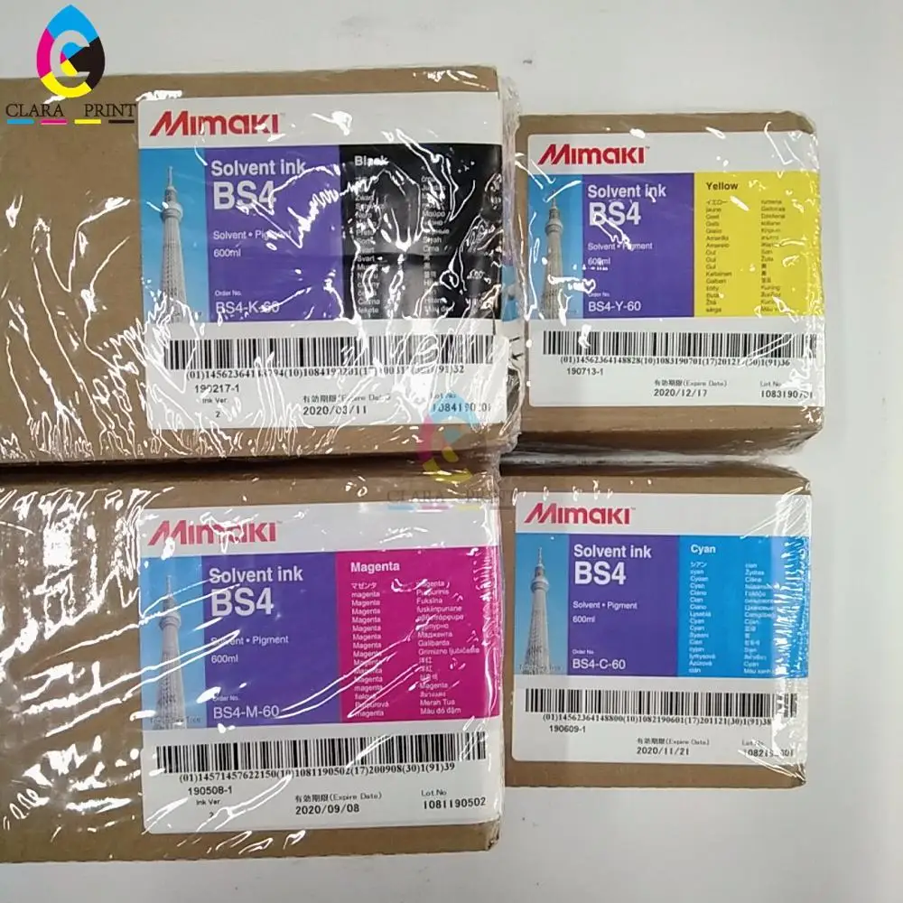 

ORIGINAL MIMAKI BS4 SOLVENT INK 600ML INK CARTRIDGE