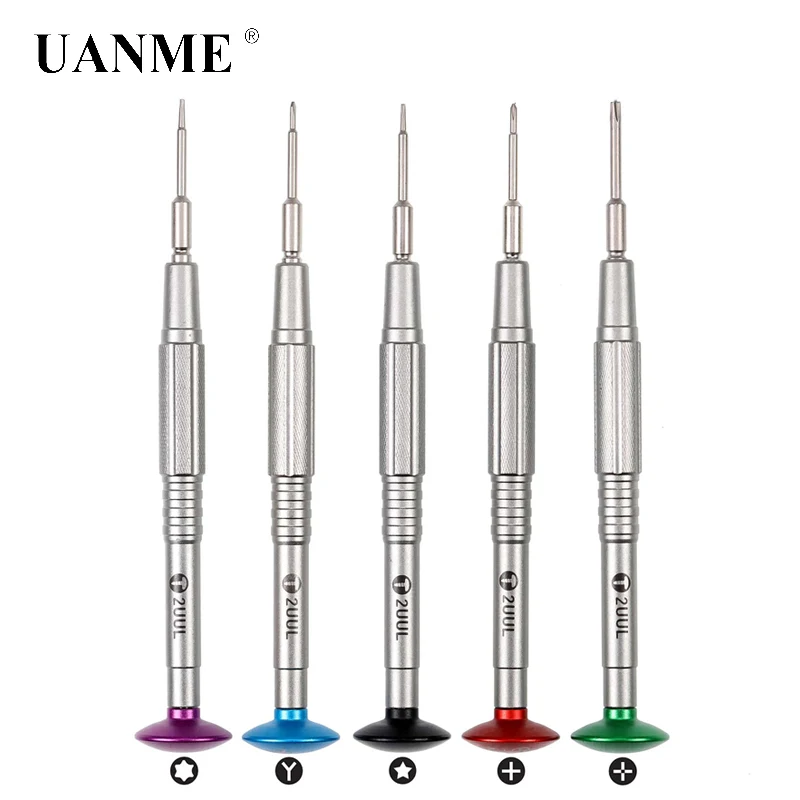

2UUL Combat Type Precision Screwdriver Hard and durable for IPHONE IPAD Clocks Watches Repair Tools Integrated Forming