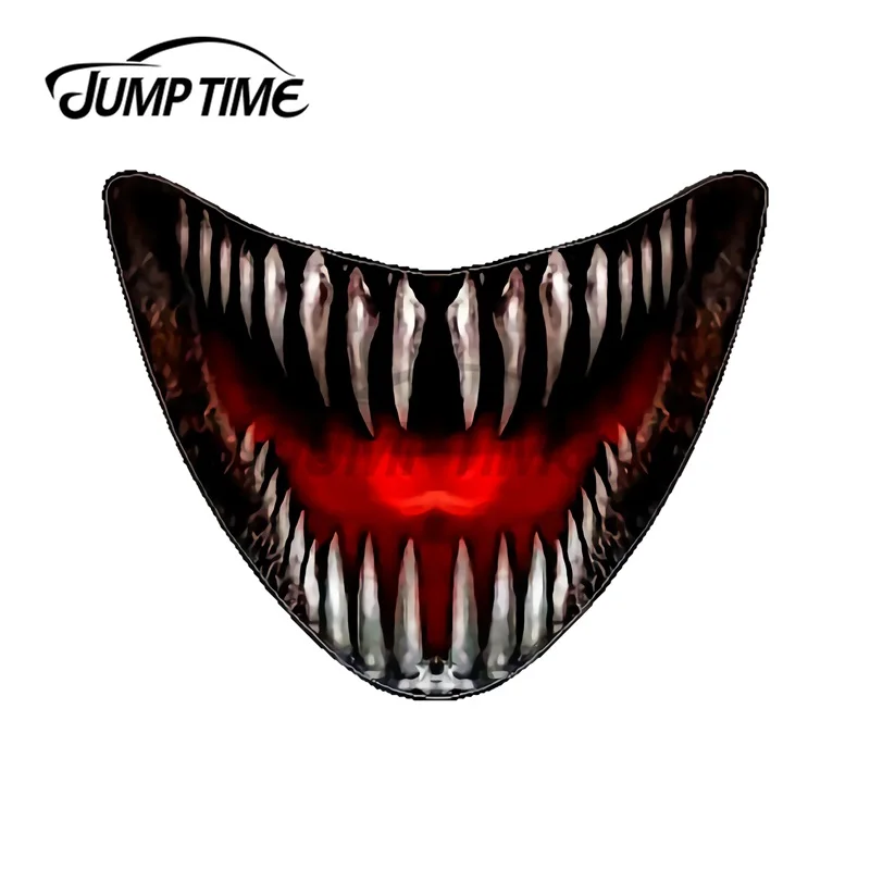 JumpTime 13x10 5 см Монстр Лезвия машина ”с аппетитным ротиком оконная наклейка на