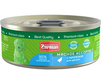 

Quadrupeds quadrupeds GOURMET GOURMET cold cuts for puppies 100g quail