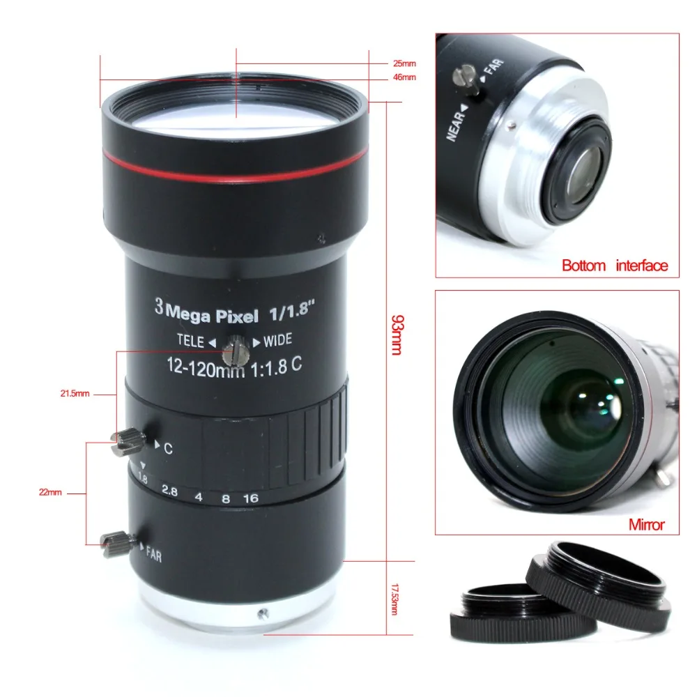 lente da montagem de c varifocal da